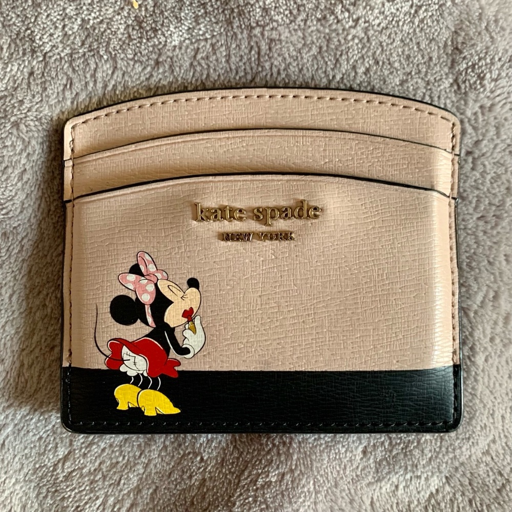 minnie mouse cardholder by kate spade
